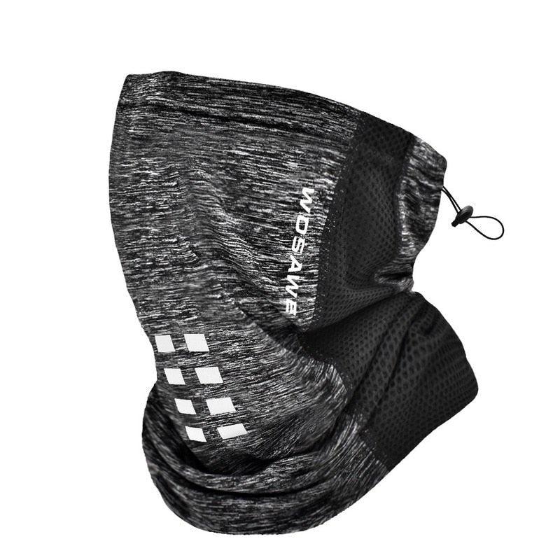 Summer Reflective Cycling Bandana Scarf Ice Silk Anti-UV Breathable Neck Buff Mountain Bike Bicycle Riding Scarf Bandana Motorcycle Bike Riding Protection Headscarf Camping Hiking Protective Face Camo Scarf Shemagh