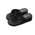 Summer Women Flip Flops Casual Sequins Anti-Slip Slippers Beach Flip Flat Sandals Beach Open Toe Shoes Womens Glitter Bling Fancy Slide Flat Low Sparkle Sandals Elegant Shoes