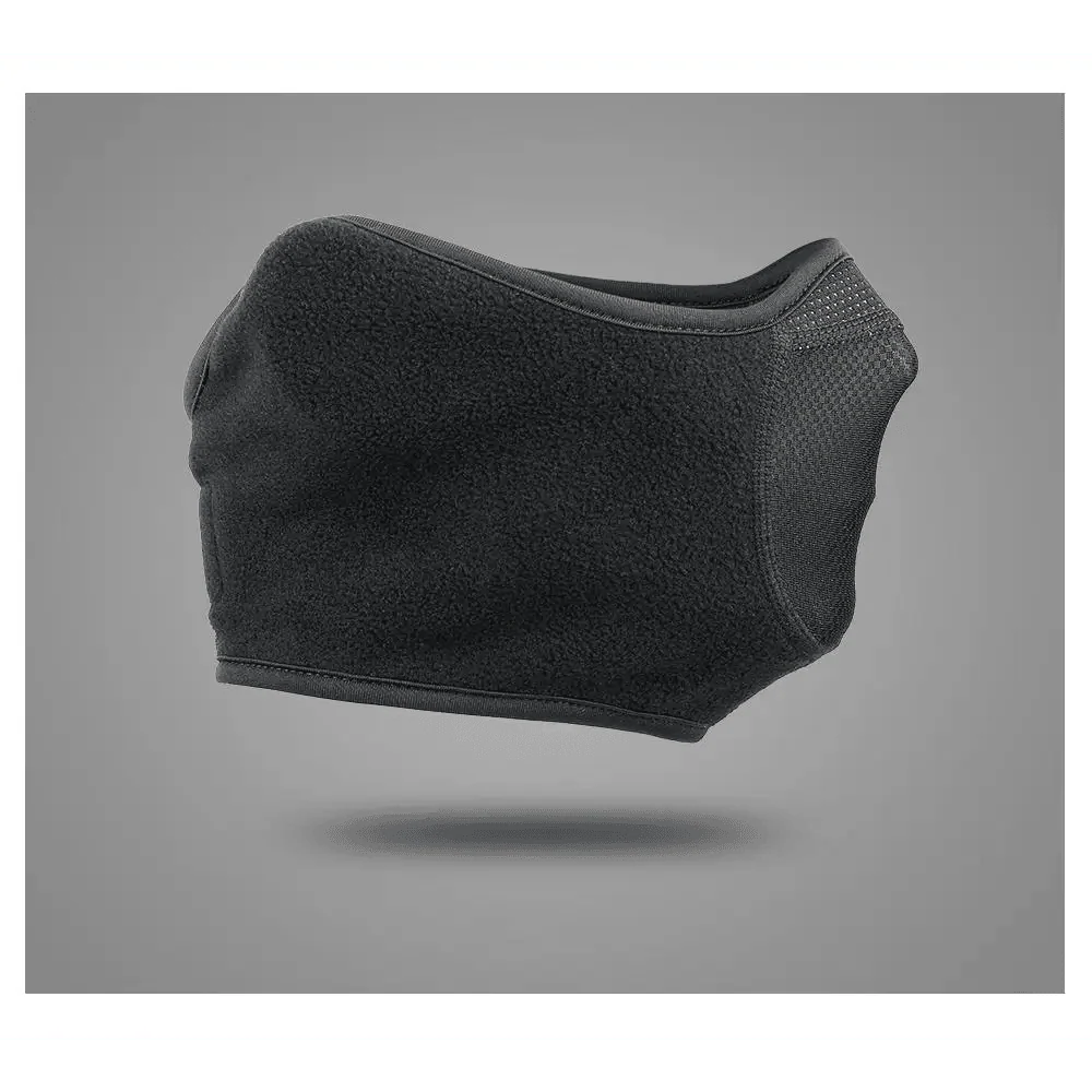 Unisex Breathable Black Half Ski Windproof Sport Mask Face Cover Ear Warmer For Winter Weather Men Running Thermal Masks Scarf Snowboard Ski Mask Neck Warmer