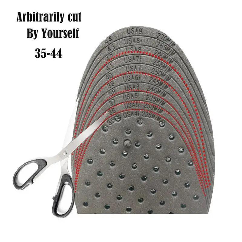 Unisex Height Increase Air Cushion 3-9cm Height Adjustable Cut Shoe Heel Insert Makes You Taller Foot Shoes Support