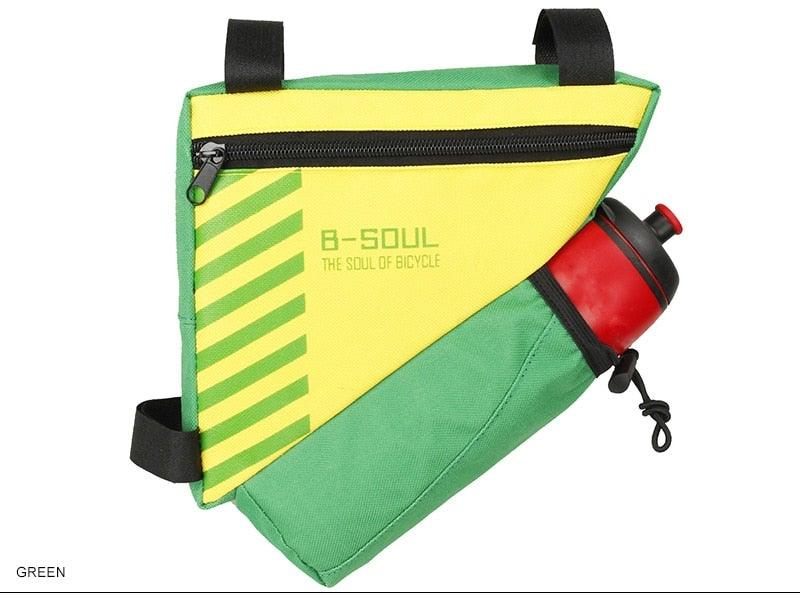 Waterproof Bicycle Bag Bike Triangle Bag For Bicycle Front Frame Bag Bike Bag Cycling Top Tube Bag Bicycle Bottle Bag Bike Storage Frame Bag Bicycle Front Tube Triangle Water Resistant Cycling Pack Strap On Pouch Bike Accessories Tool Accessible