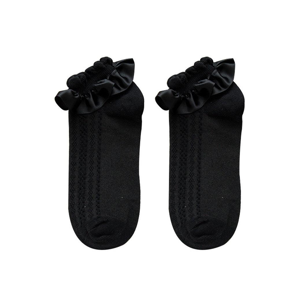 Woman Summer Ruffle Socks Short Socks Nylon Lace Socks Anime Cartoon Sweet Girls Hosiery Cosplay Costumes Accessories
