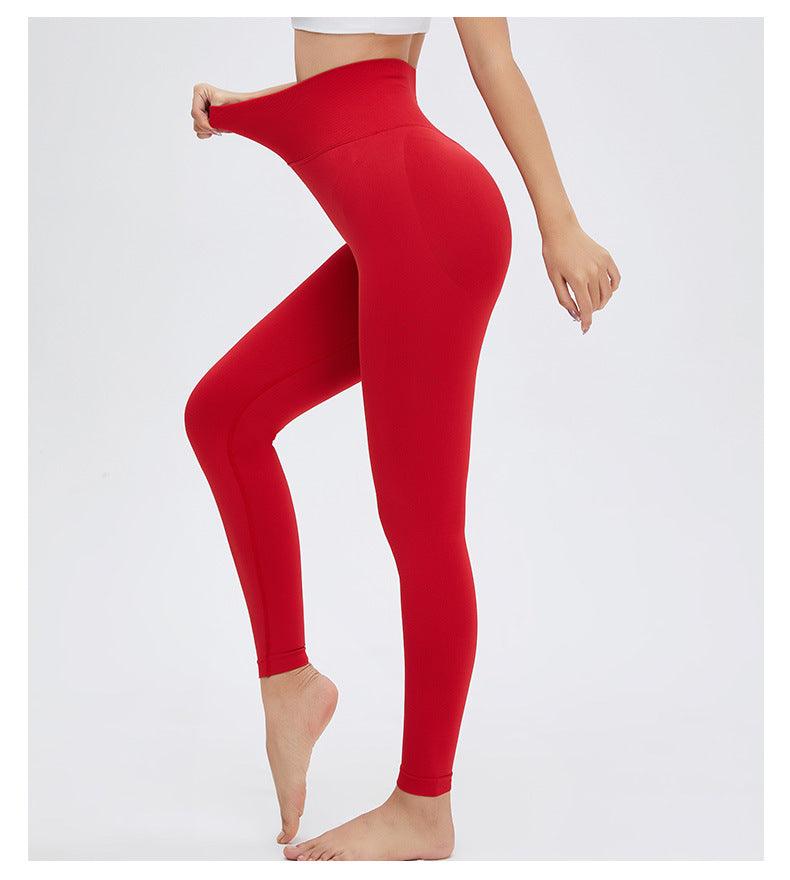 Yoga High Waist Push Up Seamless Sport Leggings Women Workout Pants Super Stretchy Gym Workout Tight Sport Leggings Lightweight Running Pants